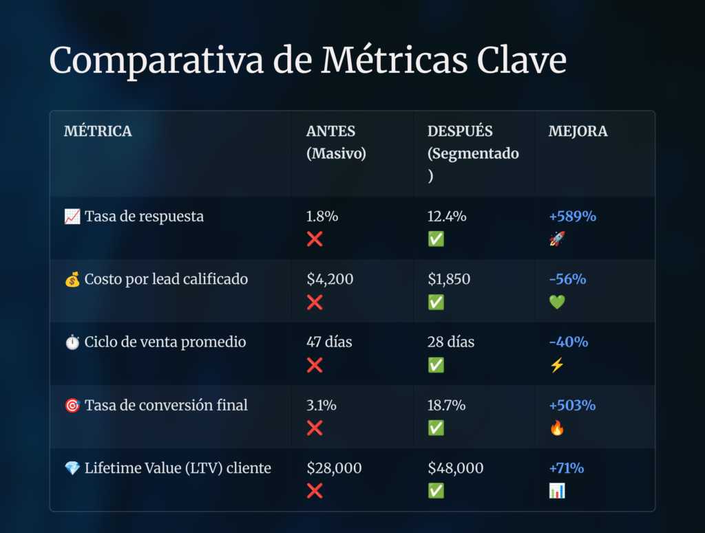 2 Comparativa de Metricas Clave