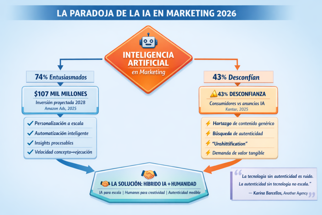 La Paradoja de la IA en Marketing